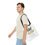 GMP God Tote Bag - 'GOD' Gold Emblem Canvas Tote