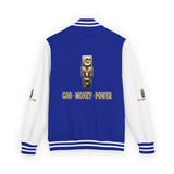 GMF Letterman Jacket — "God • Money • Power" Varsity Jacket
