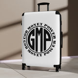 Suitcase — 'GMP (God Money Power)' Monogram Carry-On Luggage