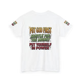Inspirational Faith Tee — "Put God First, Hustle for the Money, Put Yourself in Power"