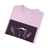 Angel Of Death- T-Shirt — Gothic Angel Wings Graphic Tee (Purple Reaper Design)