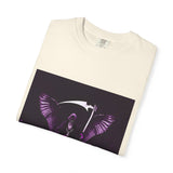 Angel Of Death- T-Shirt — Gothic Angel Wings Graphic Tee (Purple Reaper Design)
