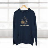 God Money Power Hoodie — Motivational Faith & Wealth Graphic Hoodie