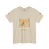 Pyramid Sun Graphic Tee — "You Make Me Whole" Cotton T-Shirt