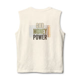 God Money Power Muscle Tank — Faith & Hustle Graphic Tank Top