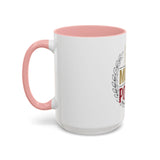 God Money Power Accent Coffee Mug — Inspirational Faith & Success Ceramic Mug (11/15oz)