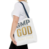 GMP GOD Tote Bag — Money Power Graphic Tote for Ambitious Entrepreneurs
