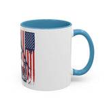God, Money, Power Coffee Mug — Patriotic Street Art Accent Mug (11/15oz)