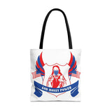 Tote Bag — Patriotic 'God Money Power' Religious Graphic Tote