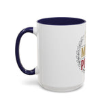 God Money Power Accent Coffee Mug — Inspirational Faith & Success Ceramic Mug (11/15oz)