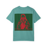 T‑Shirt — Retro Holiday Madonna Graphic Tee (green & red)