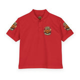 Kids' Halloween Pumpkin Polo - "God Money Power" Graphic