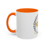 Coffee Mug — 'God Money Power' Laurel Accent Ceramic Mug (11/15oz)