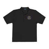 Embroidered Floral 'Love Grows' Polo Shirt