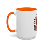Halloween Pumpkin "GMP: God Money Power" Accent Coffee Mug — Spooky Fall Gift (11/15oz)