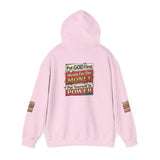 Hoodie — "Put GOD First, Hustle For The MONEY, Put Yourself In POWER" Inspirational Graphic Hoodie