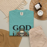 God Money Power- Skull T-Shirt — Gothic Skull Graphic Tee