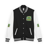 Letterman Jacket — "God Money Power" Varsity Bomber