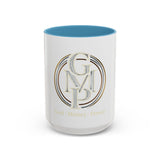 GMP Monogram Accent Coffee Mug — Gold Circle Initials (11/15oz)