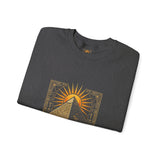 Egyptian Pyramid Sun Graphic Sweatshirt - "Good Morning, Pharaoh" Crewneck