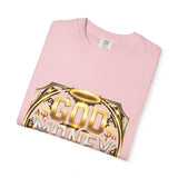 God Money Power Graphic T-Shirt — Bold Gold Faith & Hustle Tee