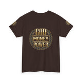 God Money Power Tee — Inspirational Faith & Success Graphic T-Shirt