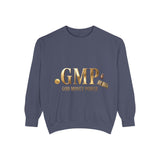 GMP "God Money Power" Sweatshirt — Gold Foil Graphic Crewneck
