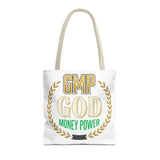 GMP GOD Money Power Tote Bag — Bold Financial Empowerment Canvas Tote