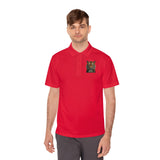 Tiger Crest Polo — 'God • Money • Power' Men's Sport Shirt