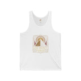 Spiritual Pyramid Tank — "God Money Power" Graphic Jersey Tank Top
