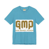 GMP "God Money Power" Graphic Tee — Inspirational Faith & Prosperity Shirt