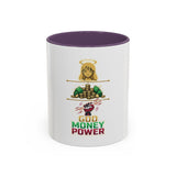 God Money Power Accent Coffee Mug – Inspirational Faith & Wealth Design (11/15oz)