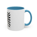 Coffee Mug — 'God Money Power' Bandana Jesus Black Accent Mug (11/15oz)