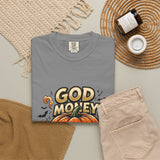 God Money Power- Halloween Pumpkin Graphic T-Shirt