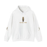 God • Money • Power Hoodie — Gold Block Logo Pullover