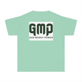 Youth Tee — "GMP (God Money Power)" Graphic Logo Kids Shirt