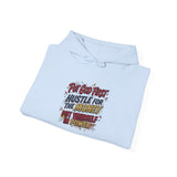 Motivational Hoodie — "Put God First: Hustle for the Money, Put Yourself in Power"