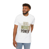 God Money Power T-Shirt — Faith & Success Graphic Tee