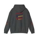 Motivational Hoodie — "Put God First: Hustle for the Money, Put Yourself in Power"