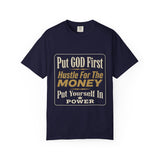 Put GOD First Hustle For The MONEY Graphic T-Shirt