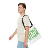 GMP 'God Money Power' Tote Bag - Bold Green Logo Canvas Tote