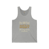 Faith & Hustle Tank Top — "Put GOD First, Hustle For The MONEY, Put Yourself In POWER" Motivational Christian Tank