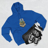God Power Hoodie — Retro 3D Faith Graphic Fleece Hoodie