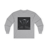 Angel Of Death Grim Reaper Wings Long Sleeve Tee — Dark Gothic Scythe Graphic