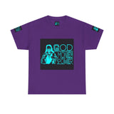 God Money Power Tee — Retro Neon Graphic T-Shirt