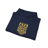 GMP "Good Money Power" Hoodie — Retro 3D Gold Logo Pullover