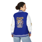 Letterman Jacket — GMP Gold Money Power Rose Varsity Jacket