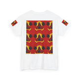 Surf Saint T‑Shirt — Vintage Palm Beach Vibes ("Our Savior Protects" Banner)