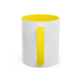 GMP God Money Power Accent Coffee Mug — Colorful Motivational Tea Cup (11/15 oz)