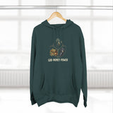 God Money Power Hoodie — Motivational Faith & Wealth Graphic Hoodie